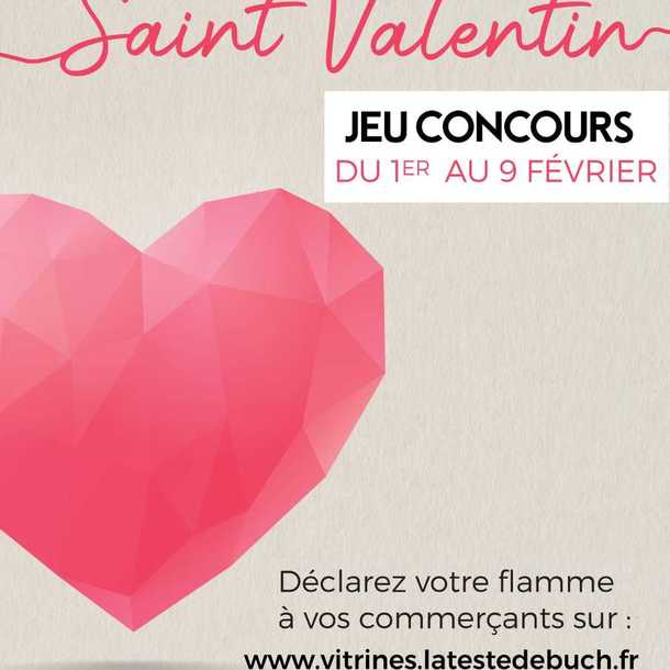 Jeu concours Saint-Valentin à la teste